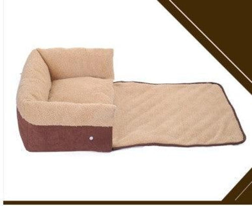 Luxury Haven Pet Bed With Blanket