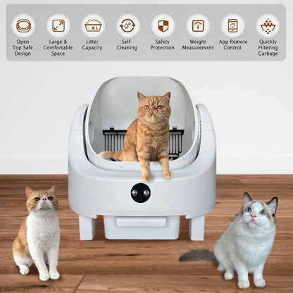 Self-Cleaning Cat Litter Box