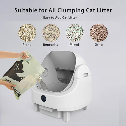 Self-Cleaning Cat Litter Box