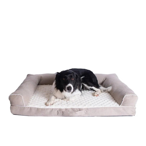 Medium Memory Foam Bolstered Pet Bed - 35x28x8